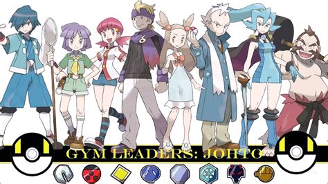 gold and silver gym leaders|pokemon hgss gym leaders.